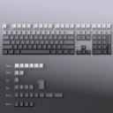 Polar Day 104+30 Keys OEM Profile PBT Doubleshot Side Legends Keycaps Set for MX Keyboard